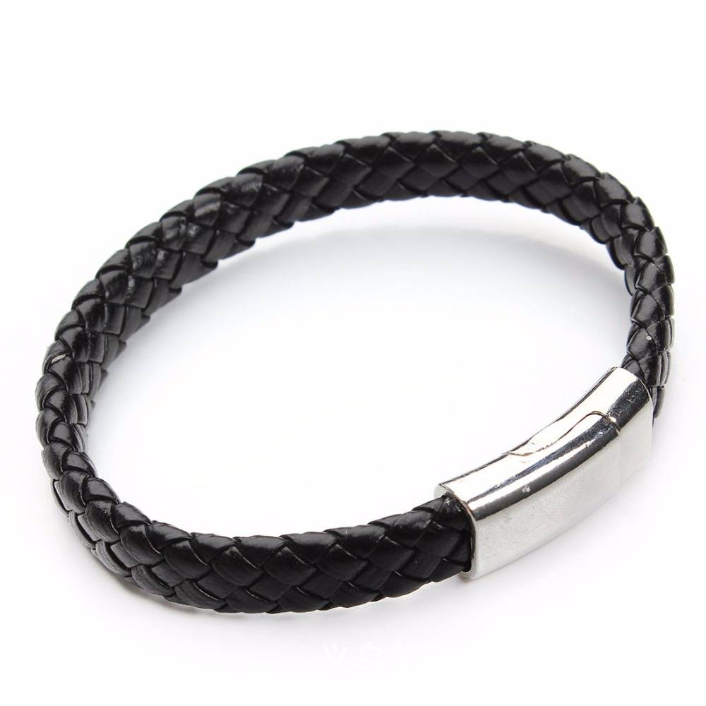 Braided PU Leather Bracelets for Men - Xy Malls